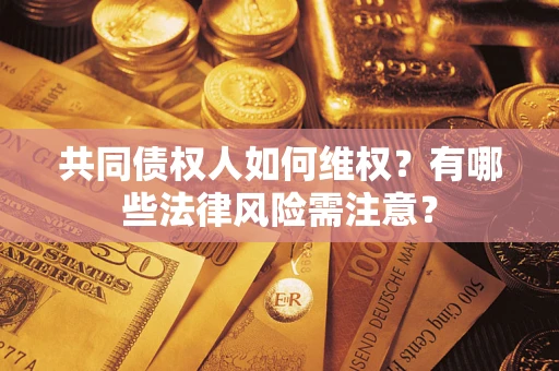 武汉共同债权人如何维权？有哪些法律风险需注意？