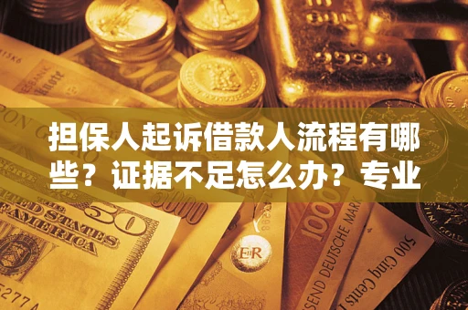 武汉担保人起诉借款人流程有哪些？证据不足怎么办？专业律师解答