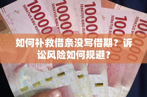 武汉如何补救借条没写借期？诉讼风险如何规避？