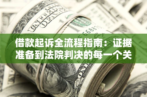 武汉借款起诉全流程指南：证据准备到法院判决的每一个关键步骤