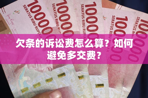 武汉欠条的诉讼费怎么算？如何避免多交费？