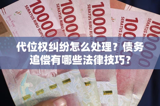 武汉代位权纠纷怎么处理？债务追偿有哪些法律技巧？
