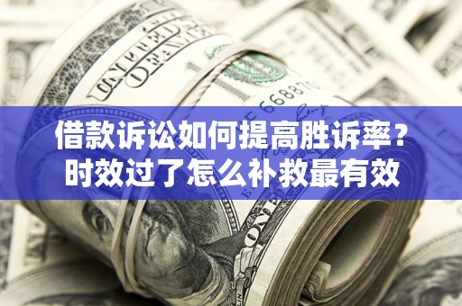 武汉借款诉讼如何提高胜诉率？时效过了怎么补救最有效